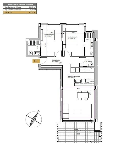 2 bedroom apartment / flat for sale in San Miguel de Salinas, Costa Blanca
